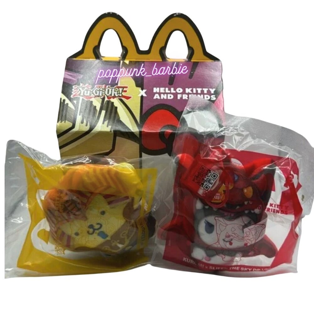 McDonald’s Yugioh‎ x Hello Kitty Pompompurin Kuromi w/ Happy Meal Box NEW